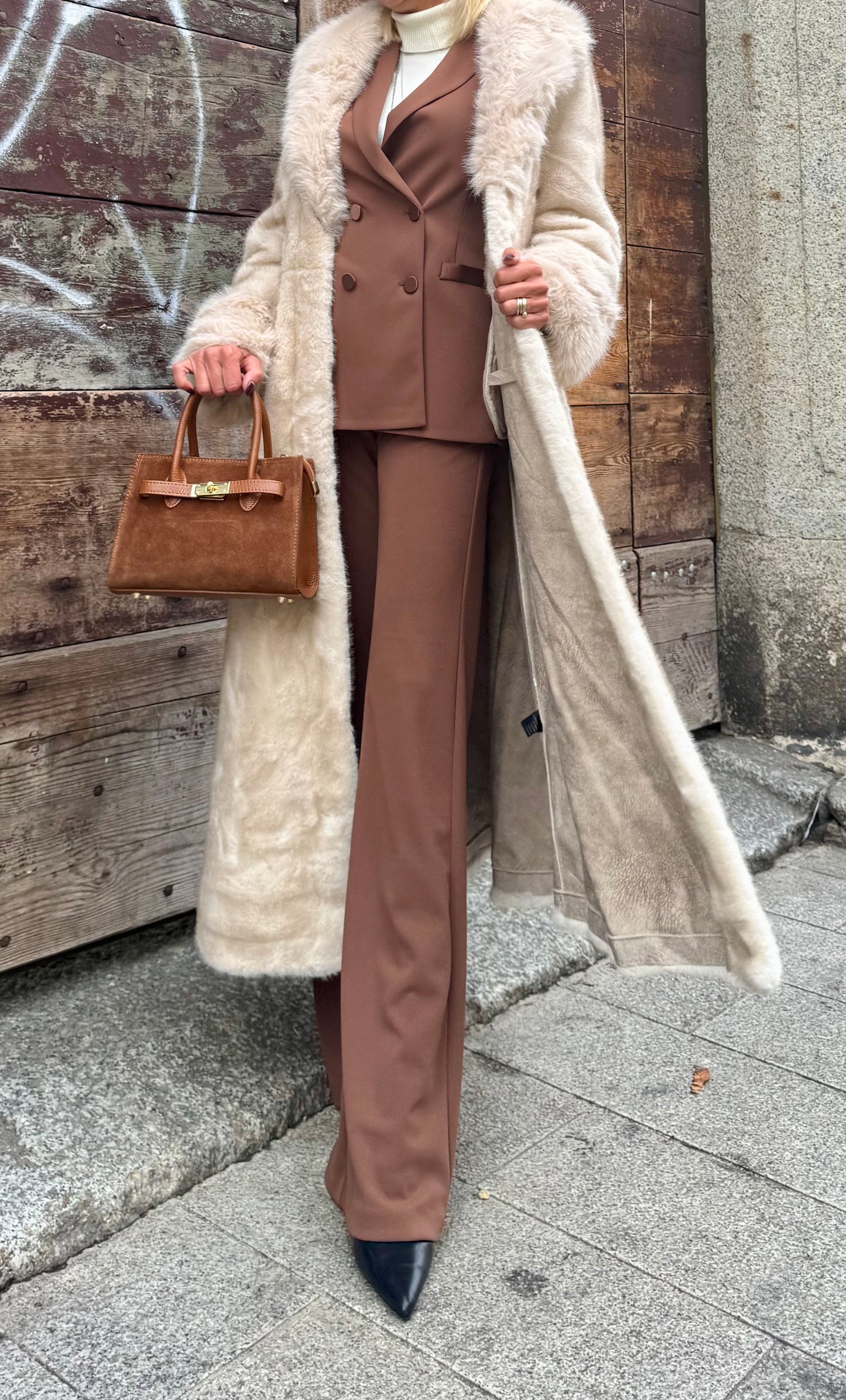 Pantalone Flare Smoking Imperial Castagna