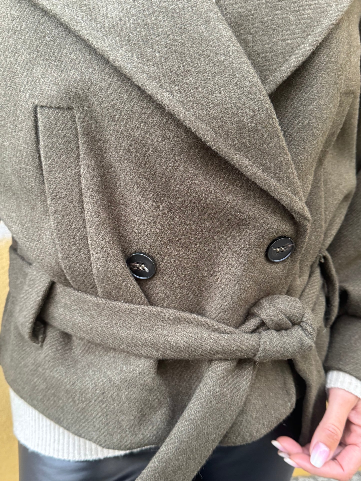 Cappotto Corto Verde militare