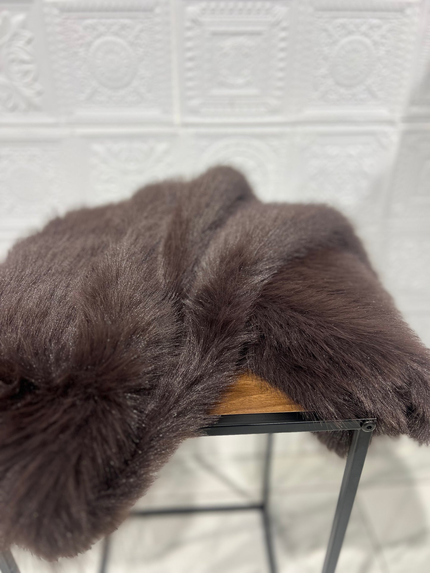 Stola Pelliccia Marrone