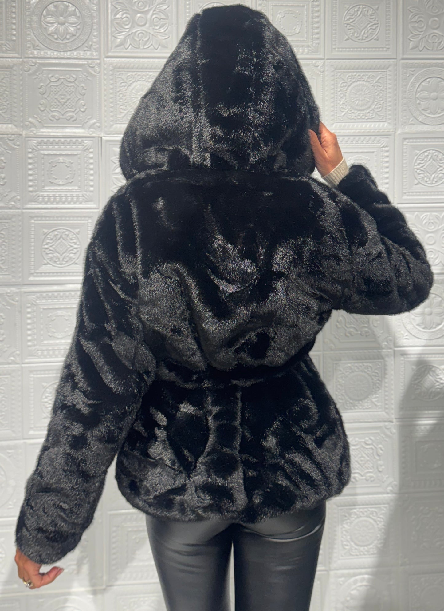 Pelliccia Cortina Nera