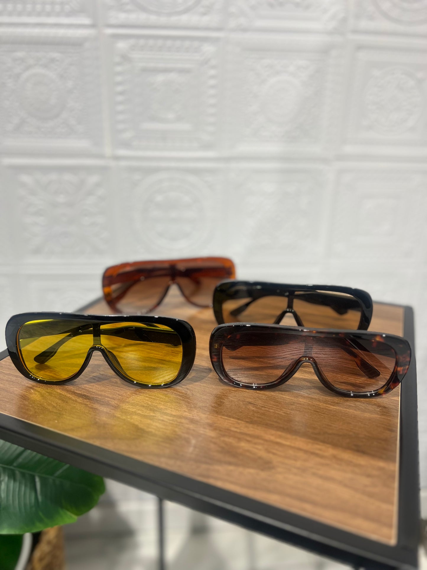 Occhiale Nero Lente Marrone