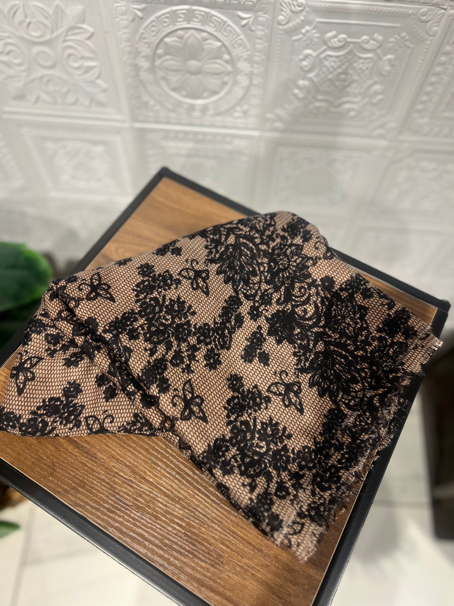 Sciarpa Effetto Pizzo