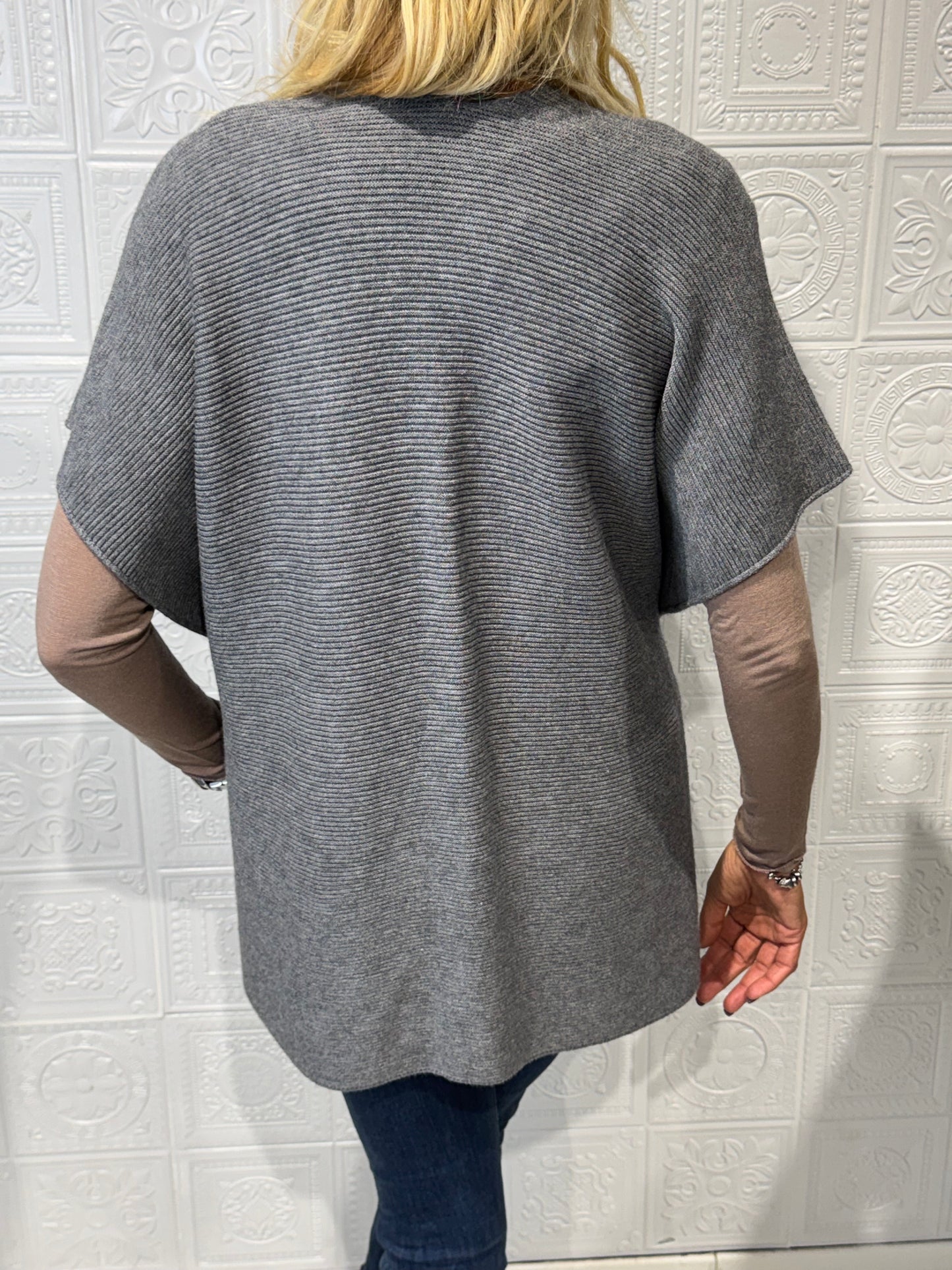 Cardigan Creta Grigio