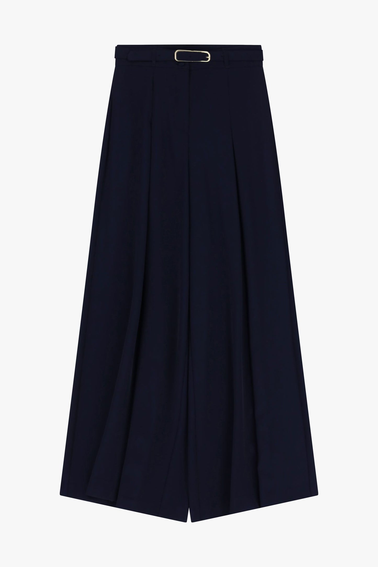 Pantaloni Imperial Palazzo con cintura e pince Nero