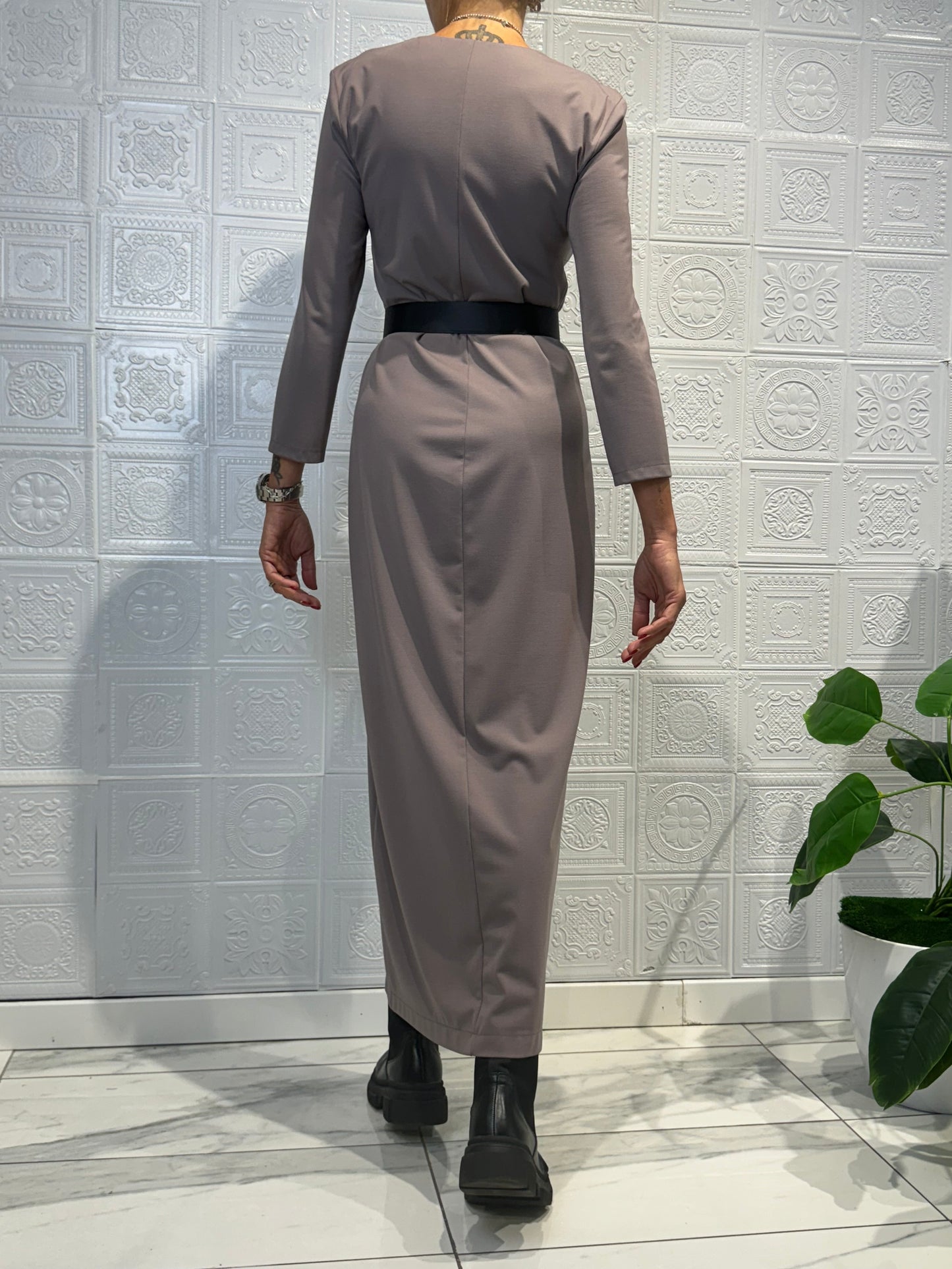 Abito lungo Imperial Tortora