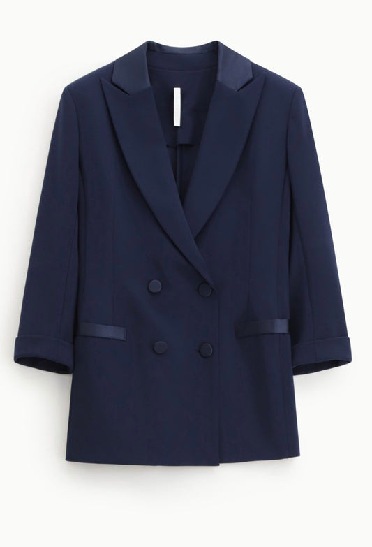 Giacca Imperial doppiopetto Smoking Blu