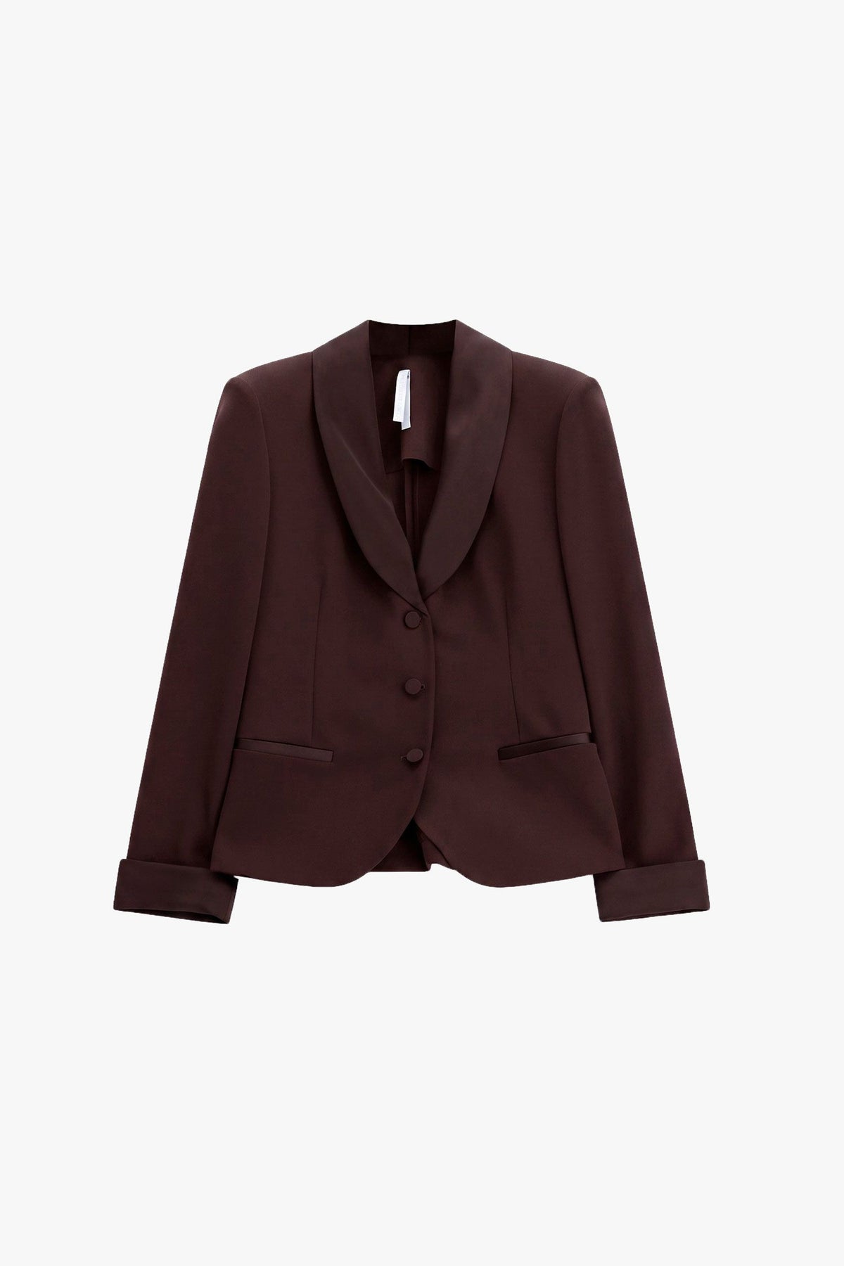 Blazer monopetto Plum noir
