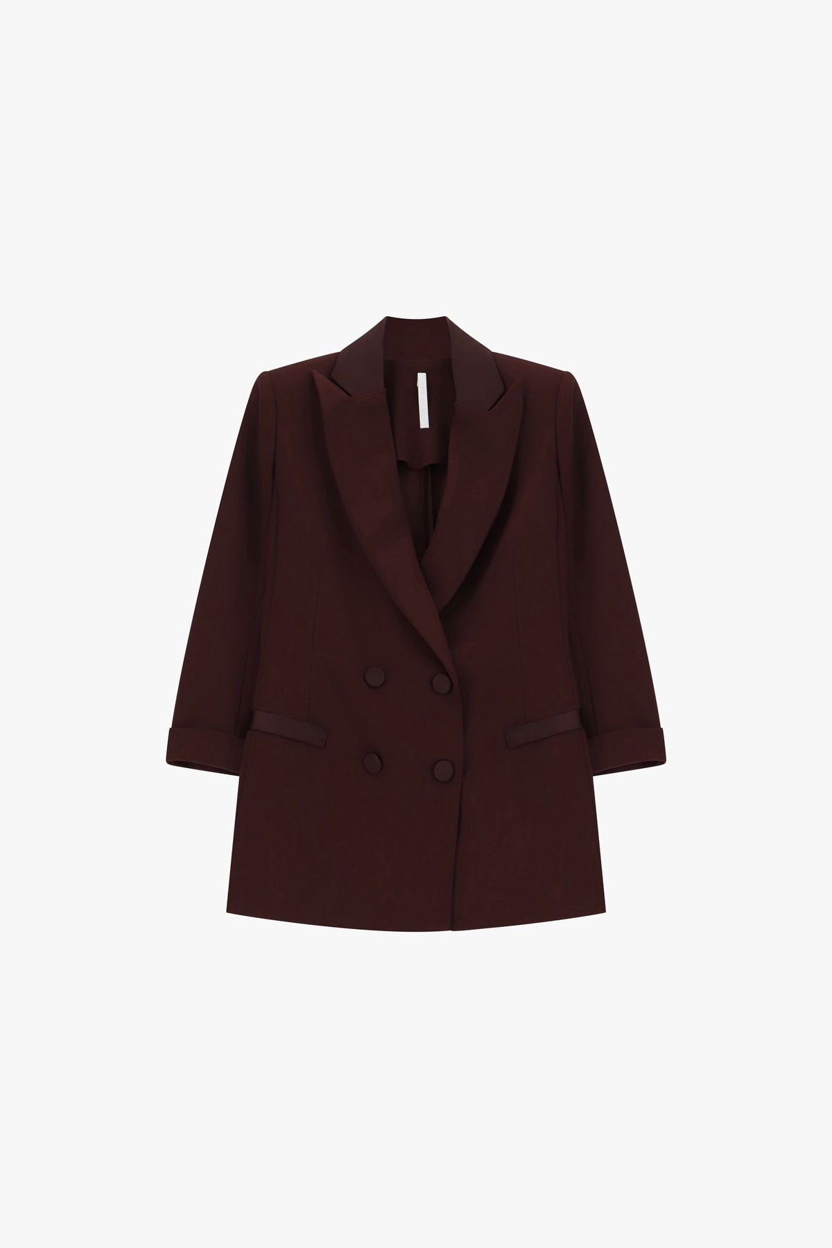 Giacca smoking plum noir