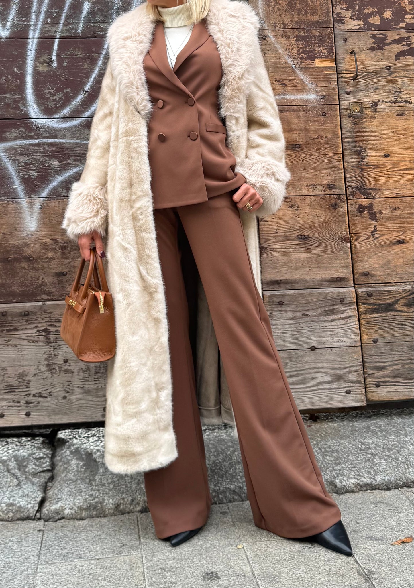 Pantalone Flare Smoking Imperial Castagna