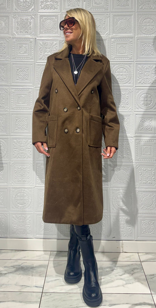 Cappotto Mosca Marrone