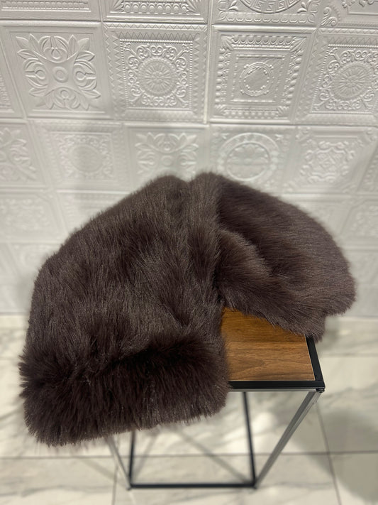 Stola Pelliccia  Marrone