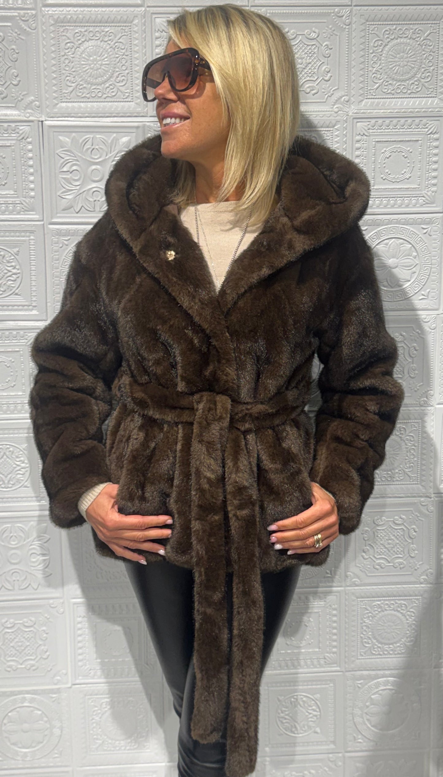 Pelliccia Cortina Visone