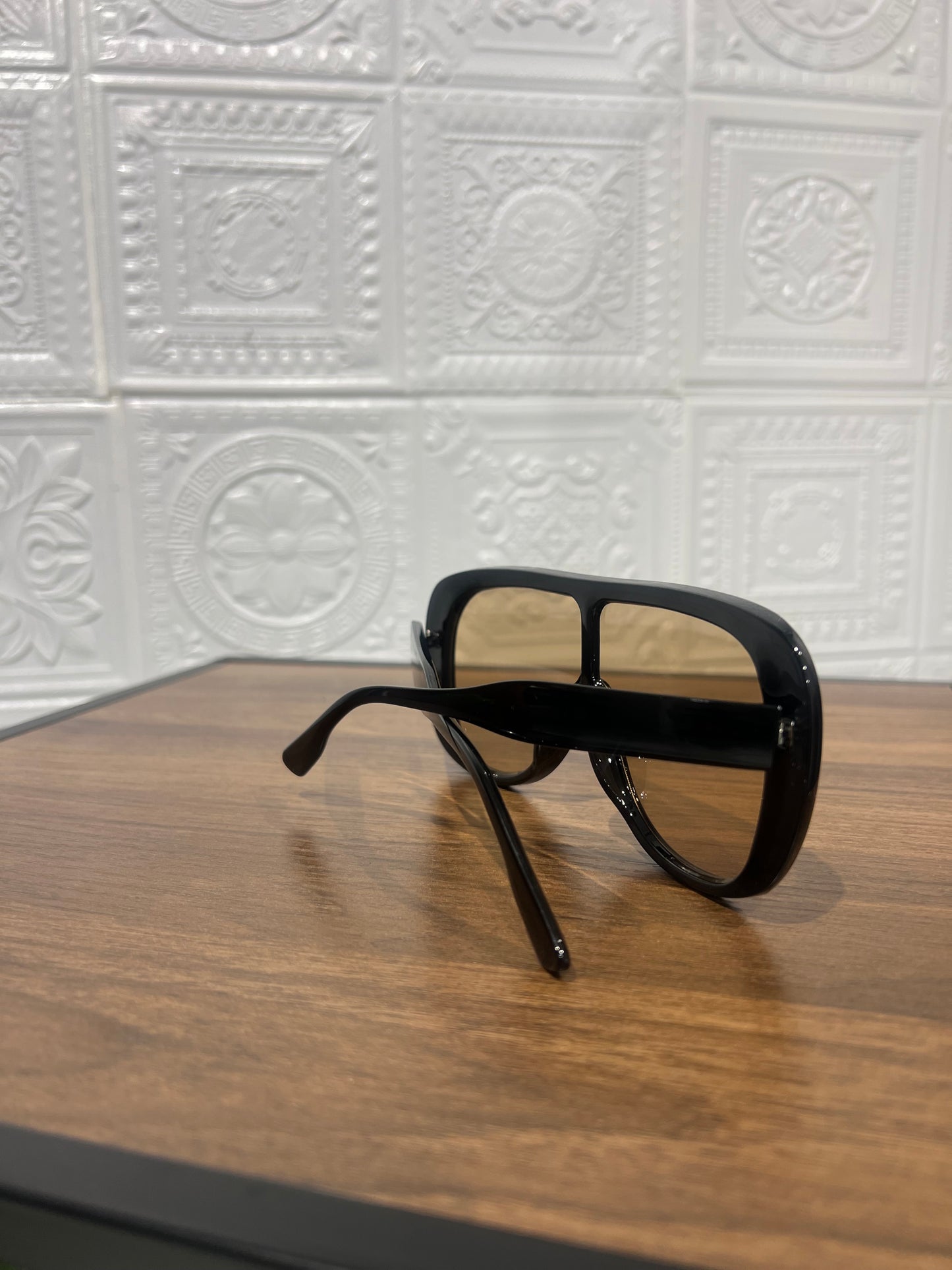 Occhiale Nero Lente Marrone