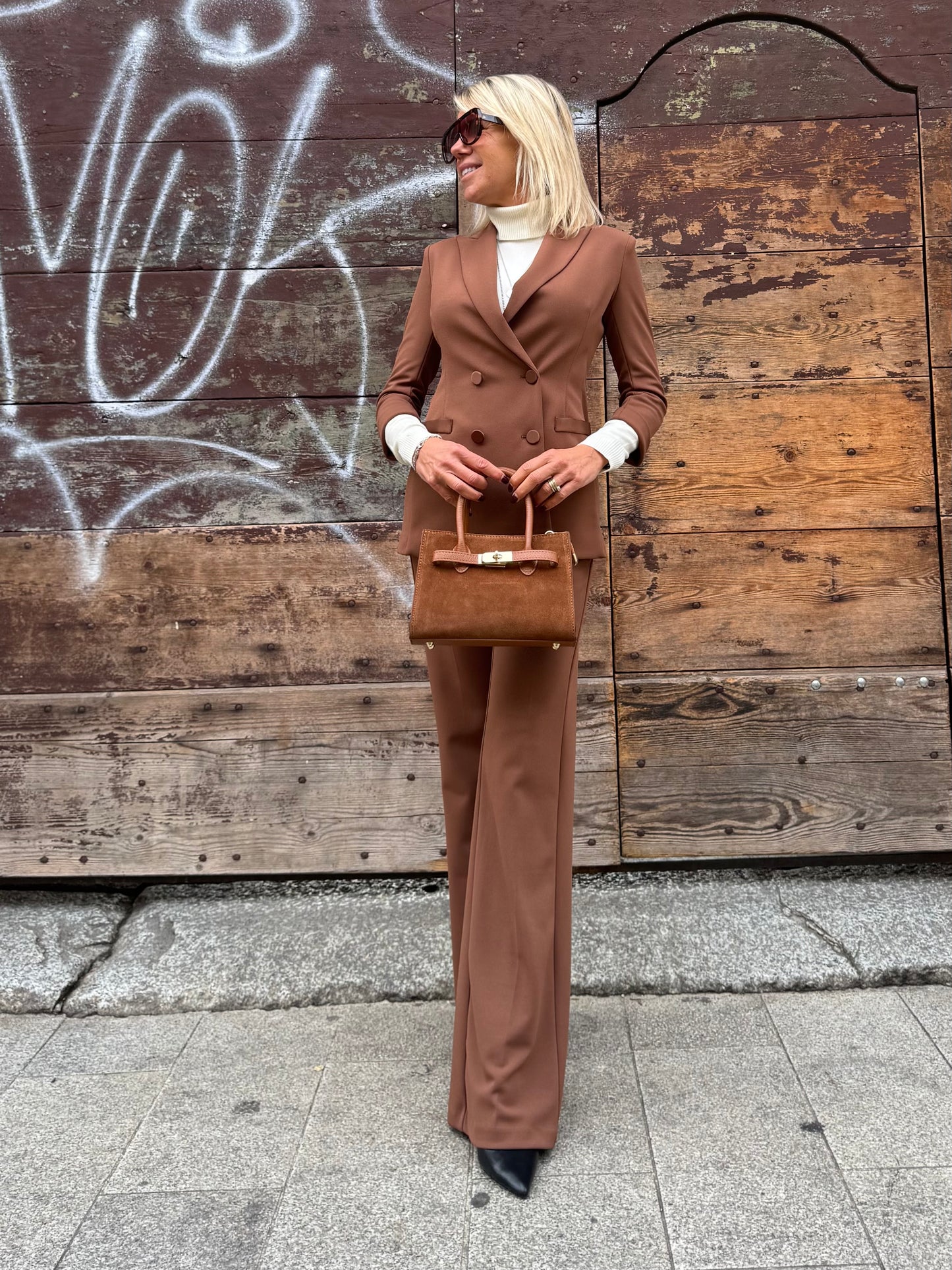 Pantalone Flare Smoking Imperial Castagna