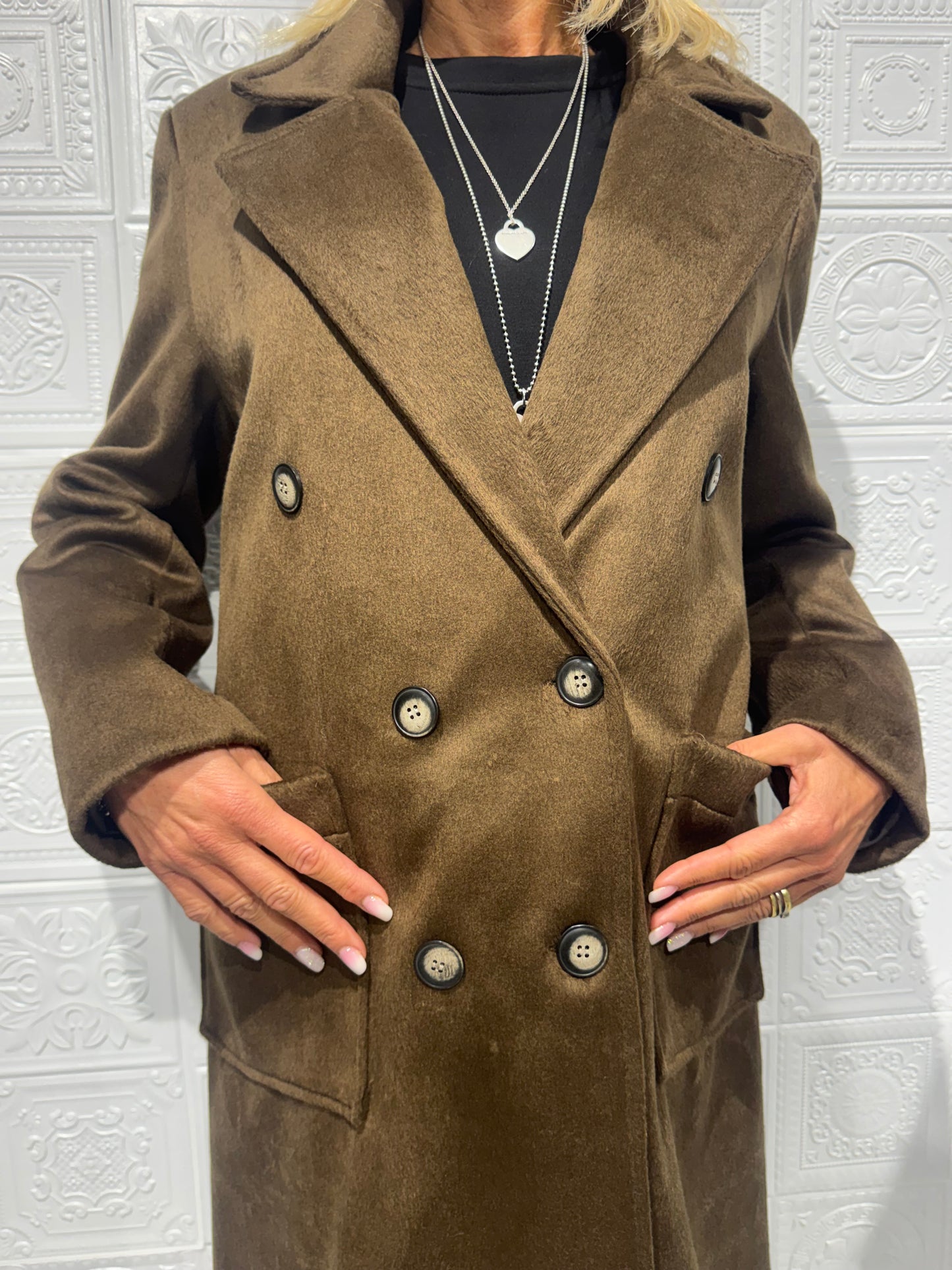 Cappotto Mosca Marrone
