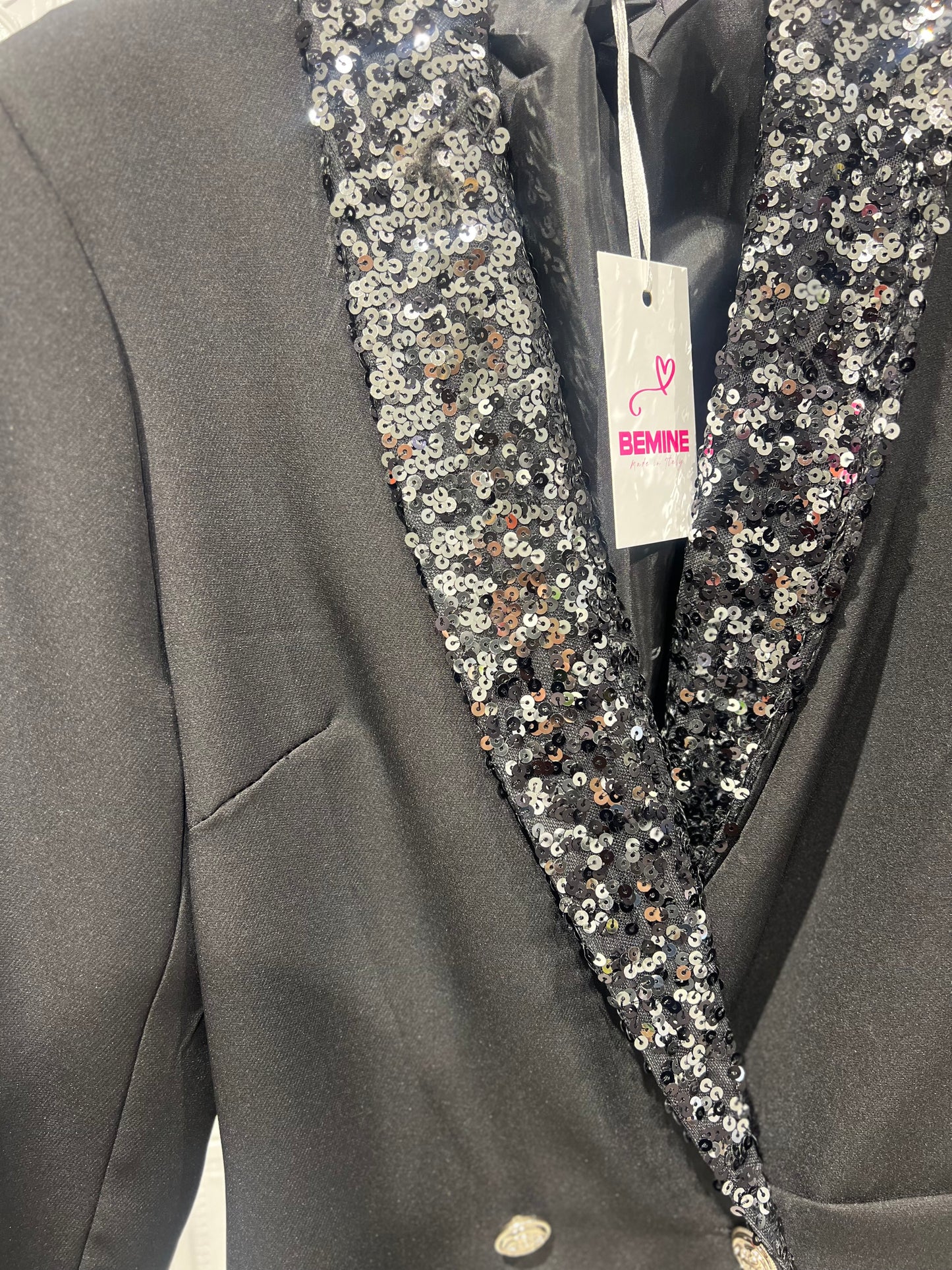 Abito Smoking Con Paillettes