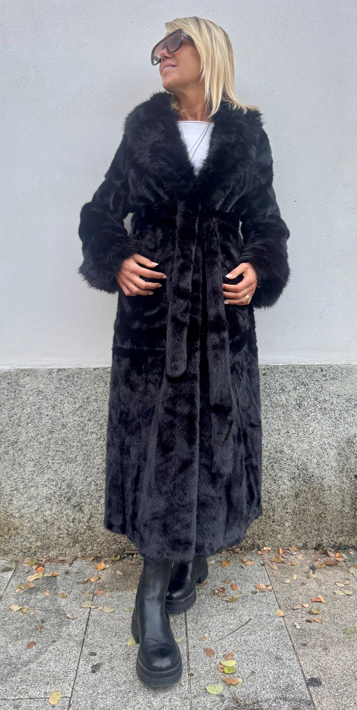 Pelliccia St Moritz Lunga Nera