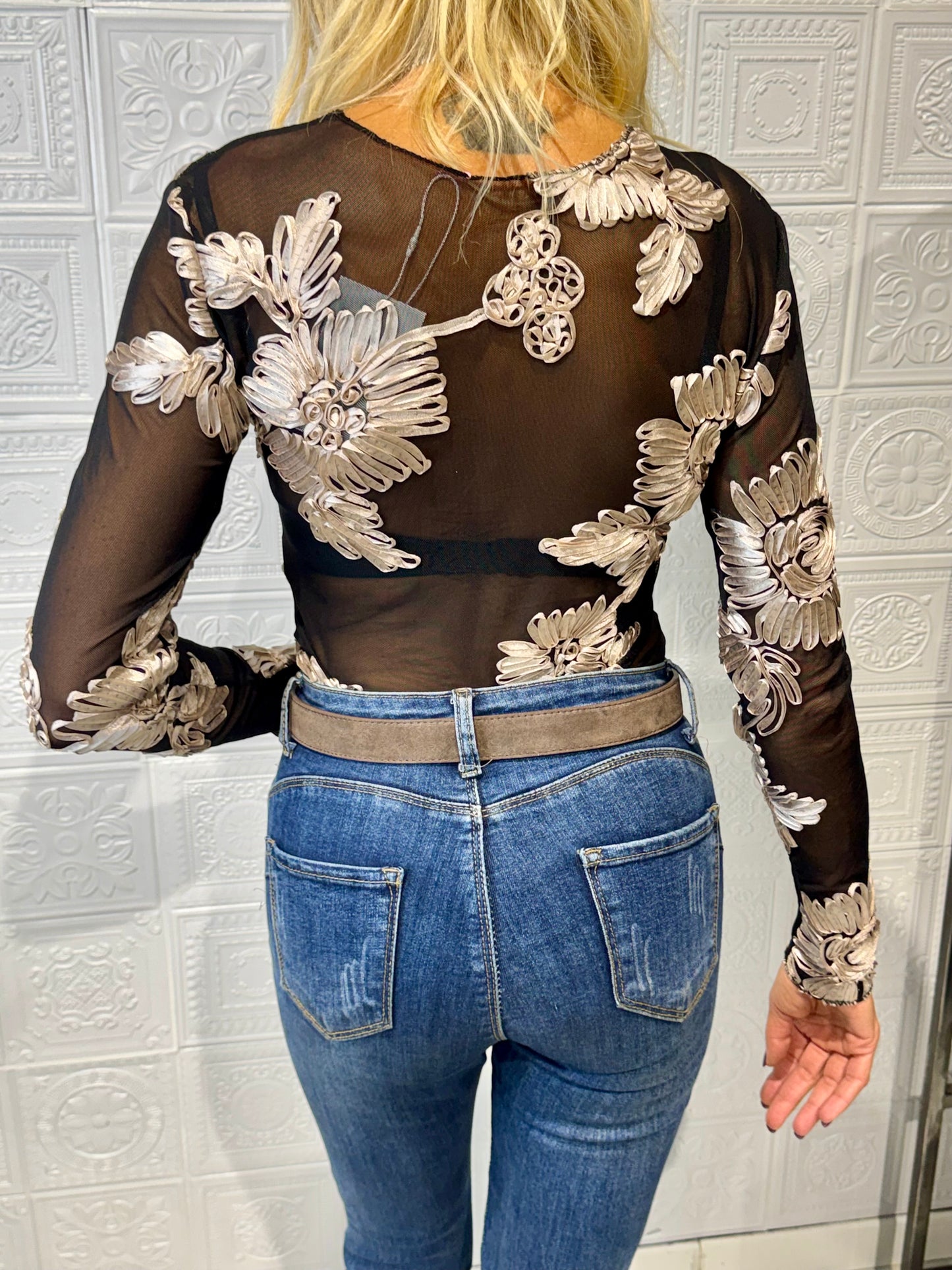 Body Fiori Marrone