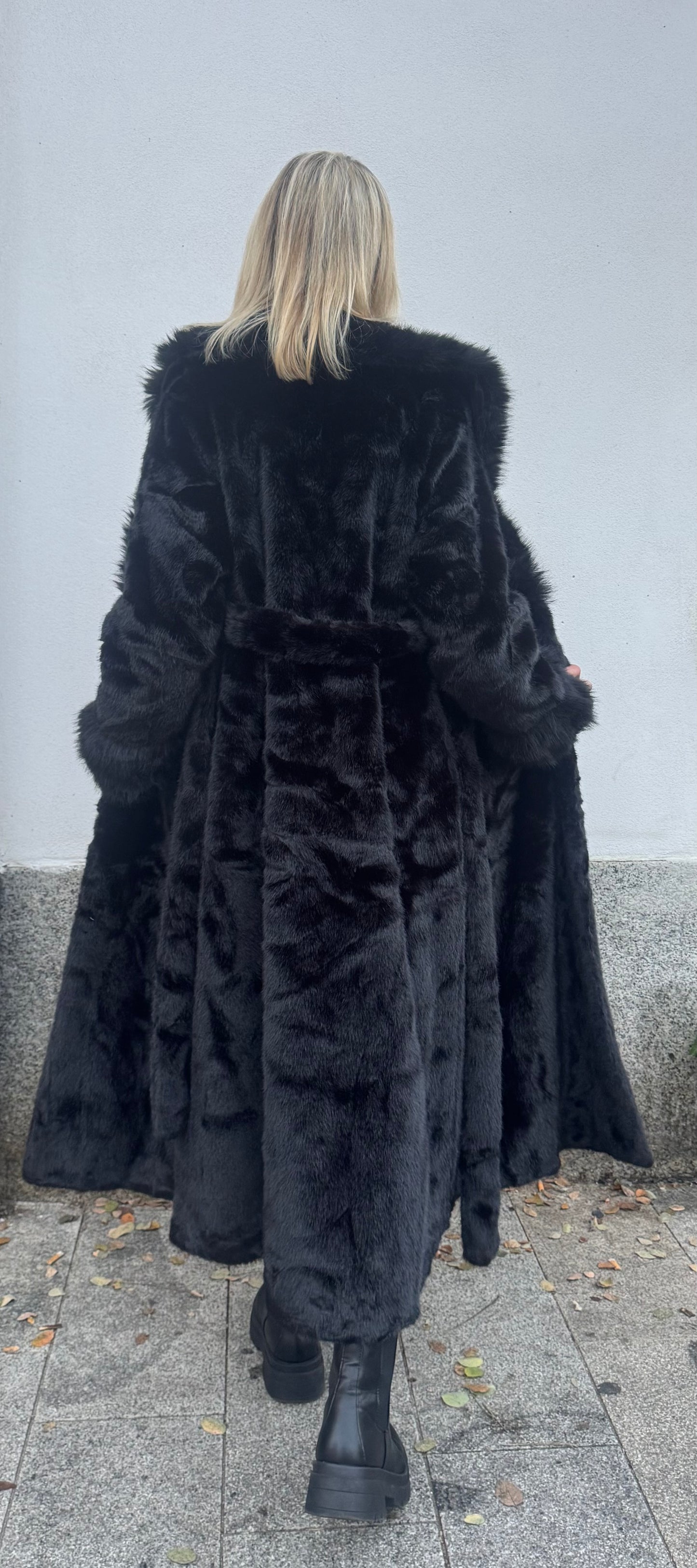 Pelliccia St Moritz Lunga Nera