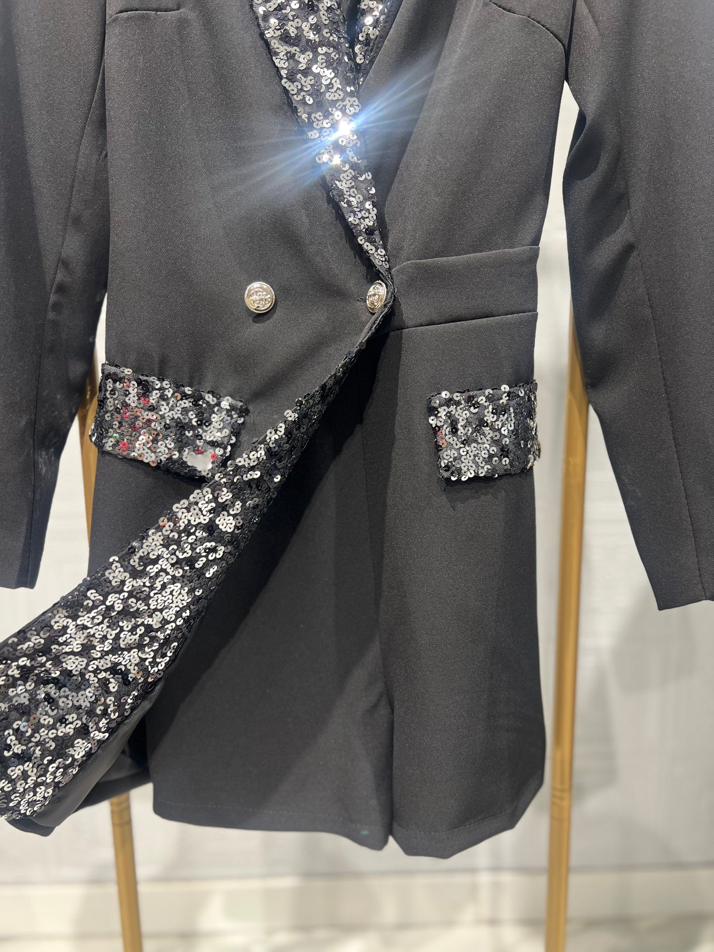 Abito Smoking Con Paillettes