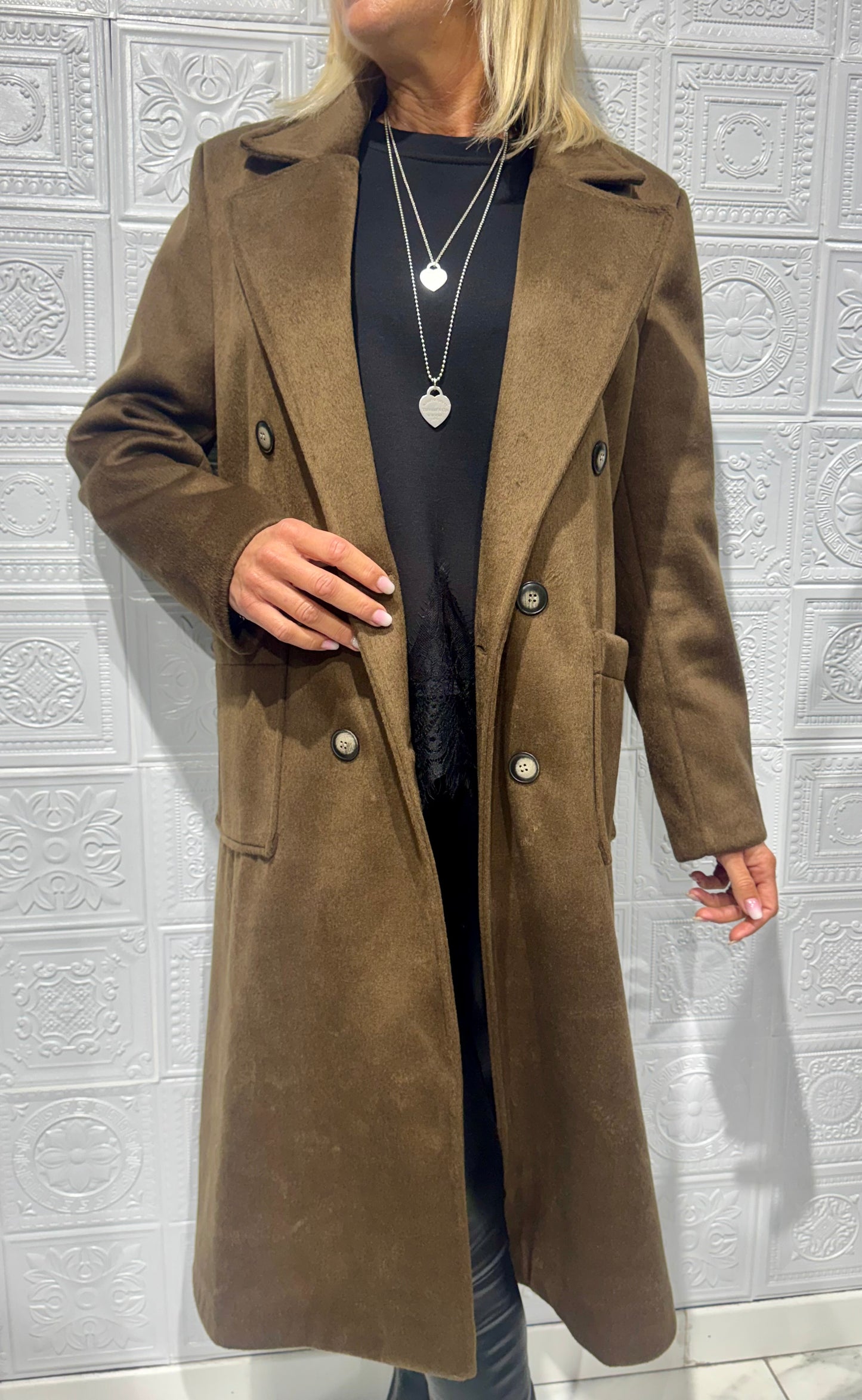 Cappotto Mosca Marrone