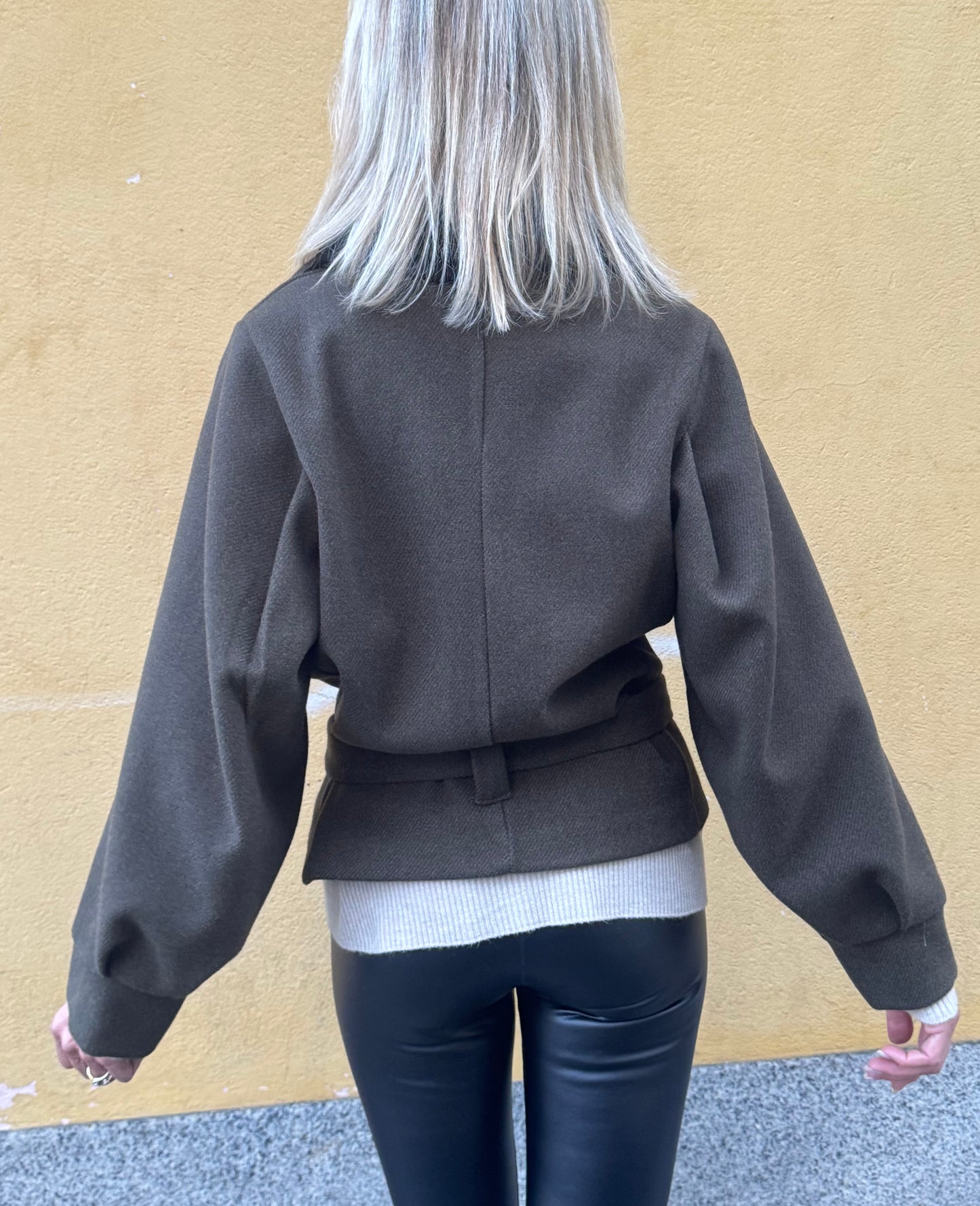 Cappotto Corto Verde militare