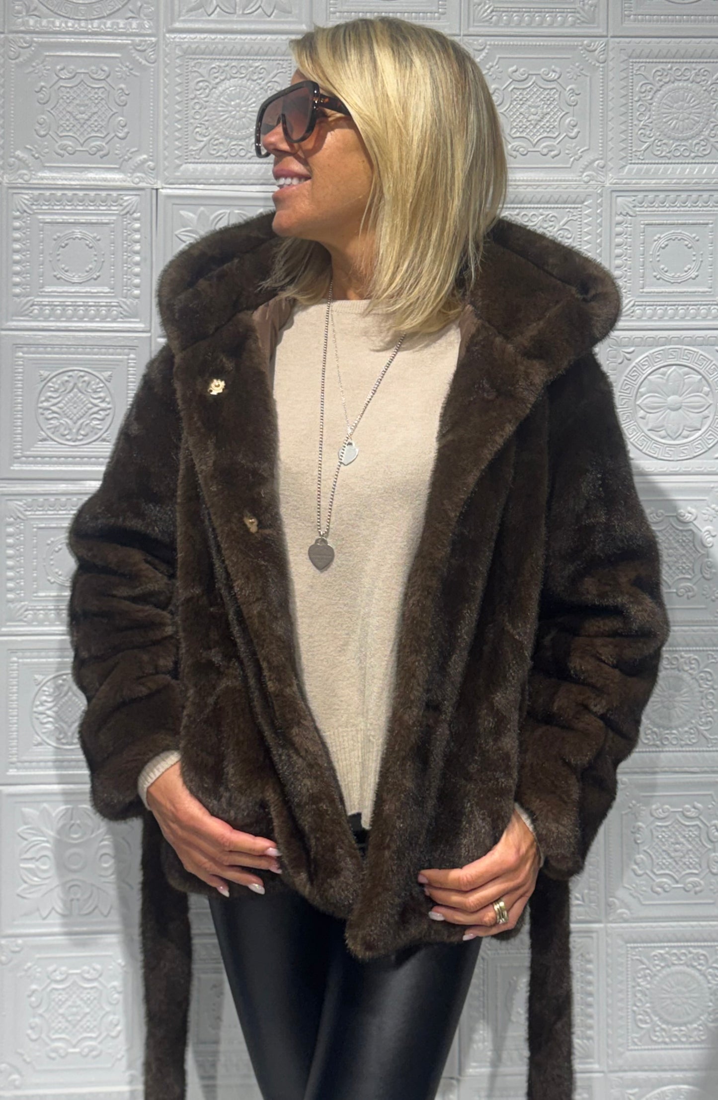 Pelliccia Cortina Visone