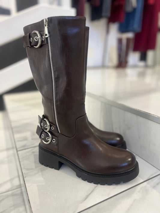 Anfibio Alto Marrone