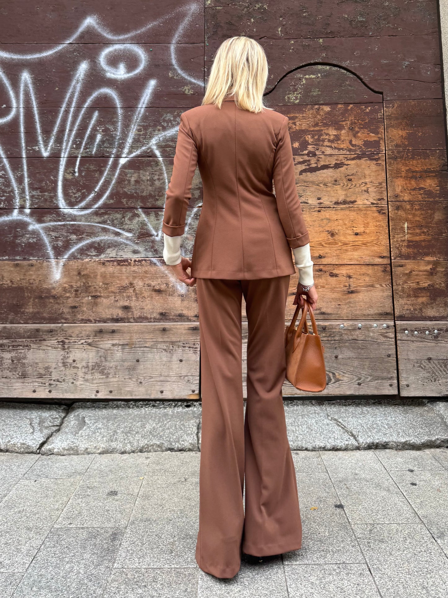 Pantalone Flare Smoking Imperial Castagna