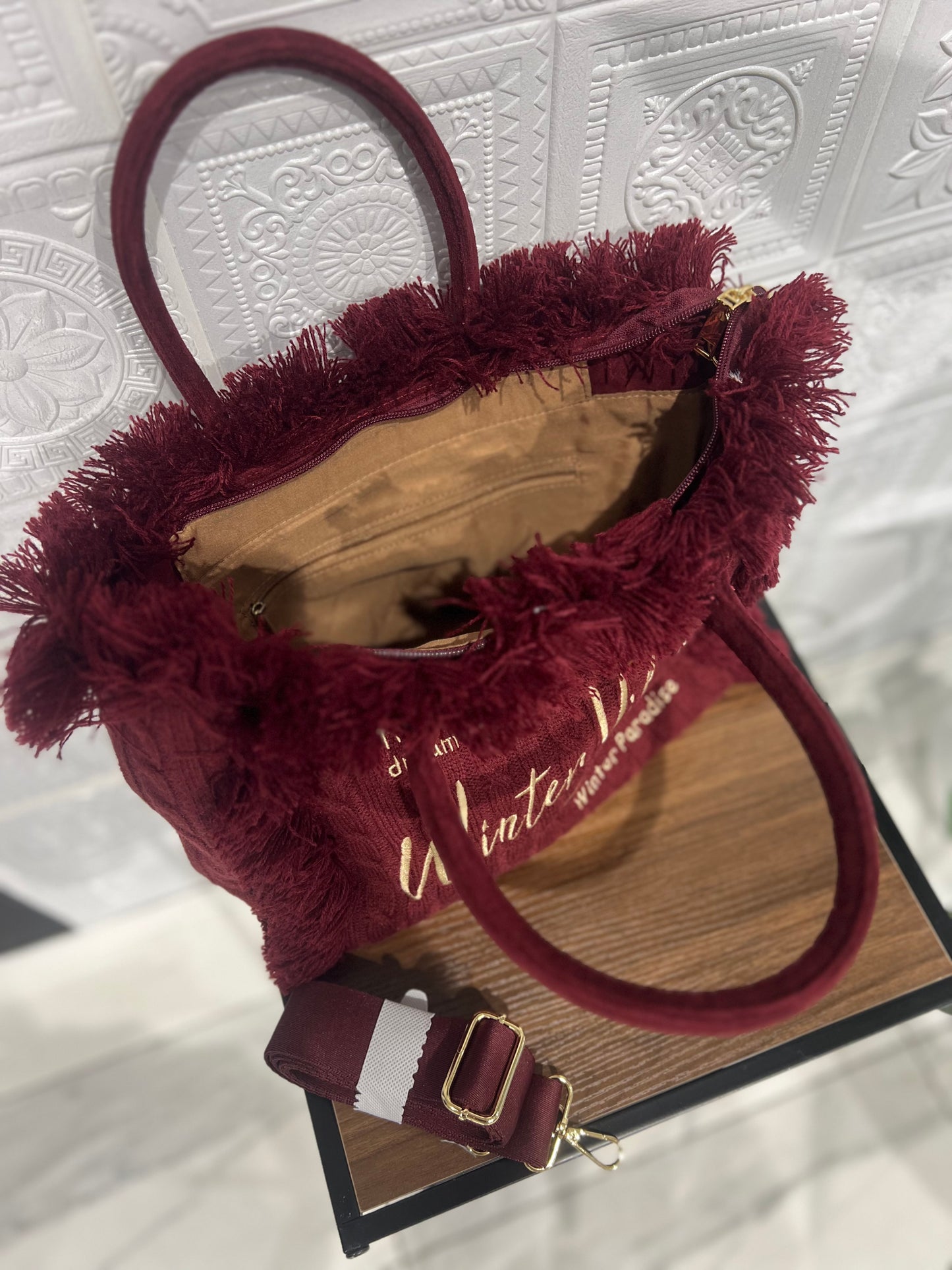 Borsa Winter Bordeaux