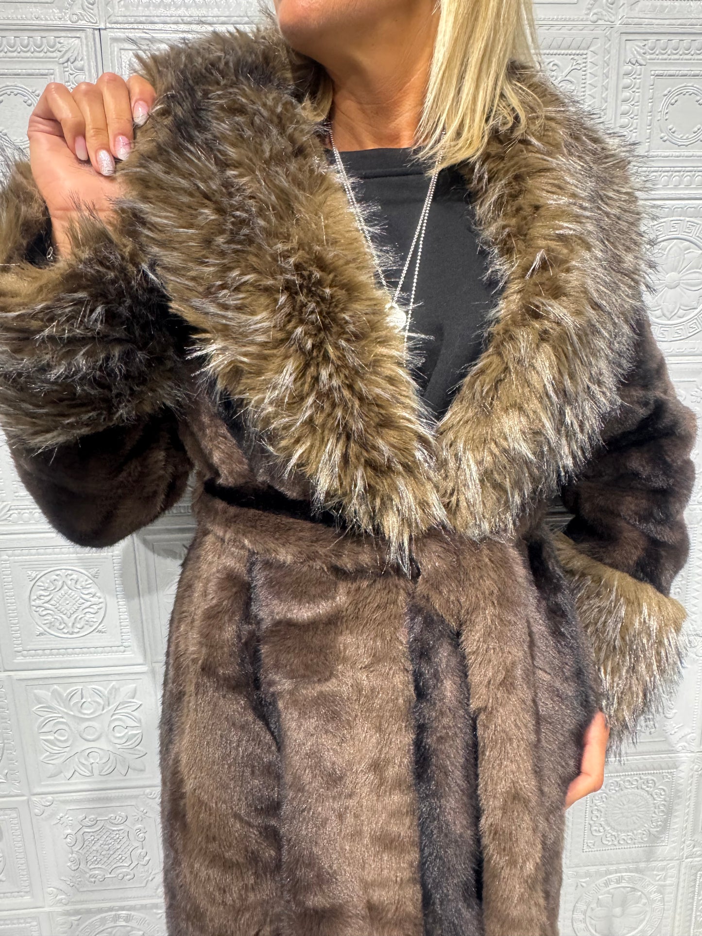 Pelliccia St Moritz lunga Visone