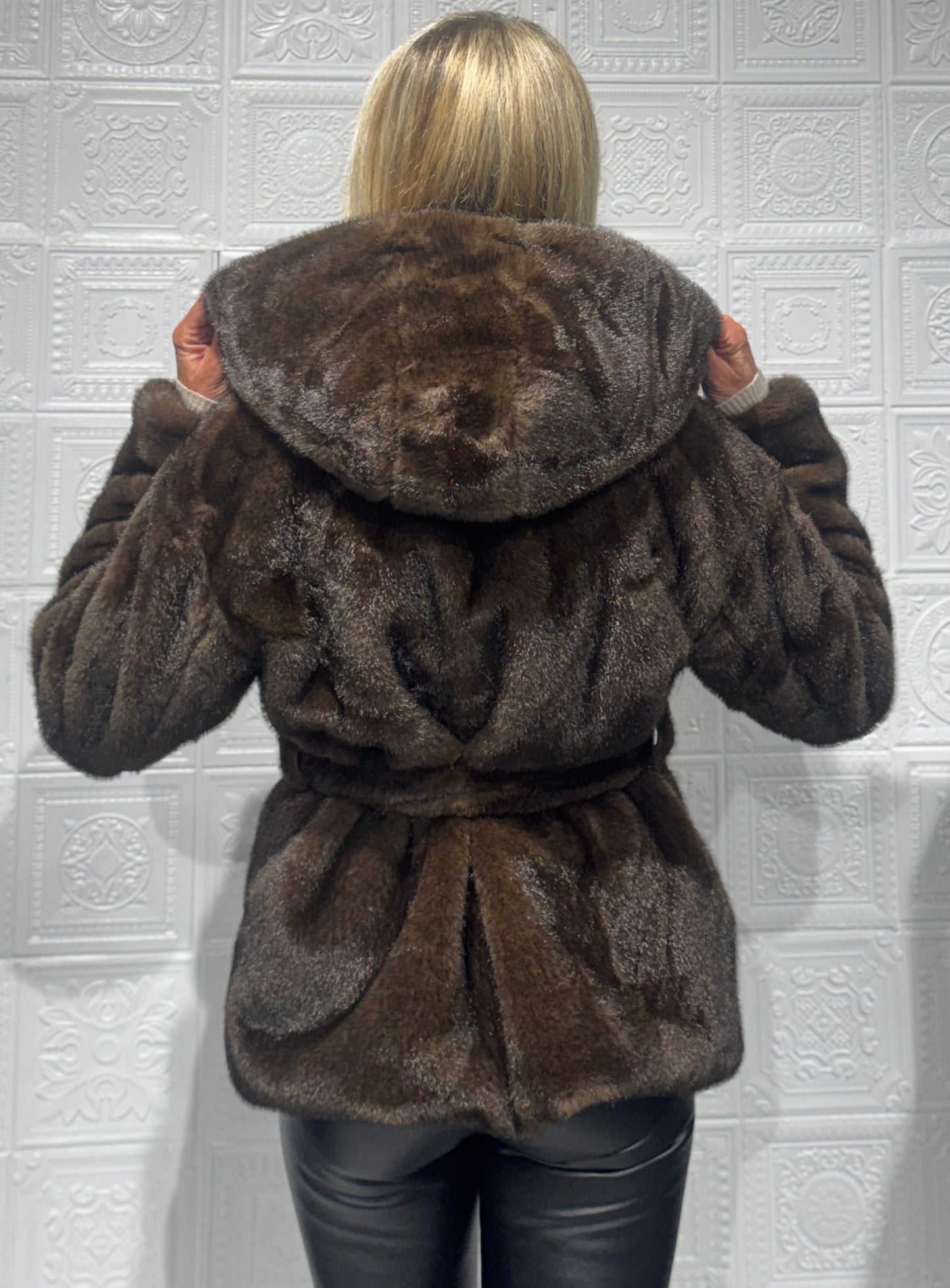 Pelliccia Cortina Visone