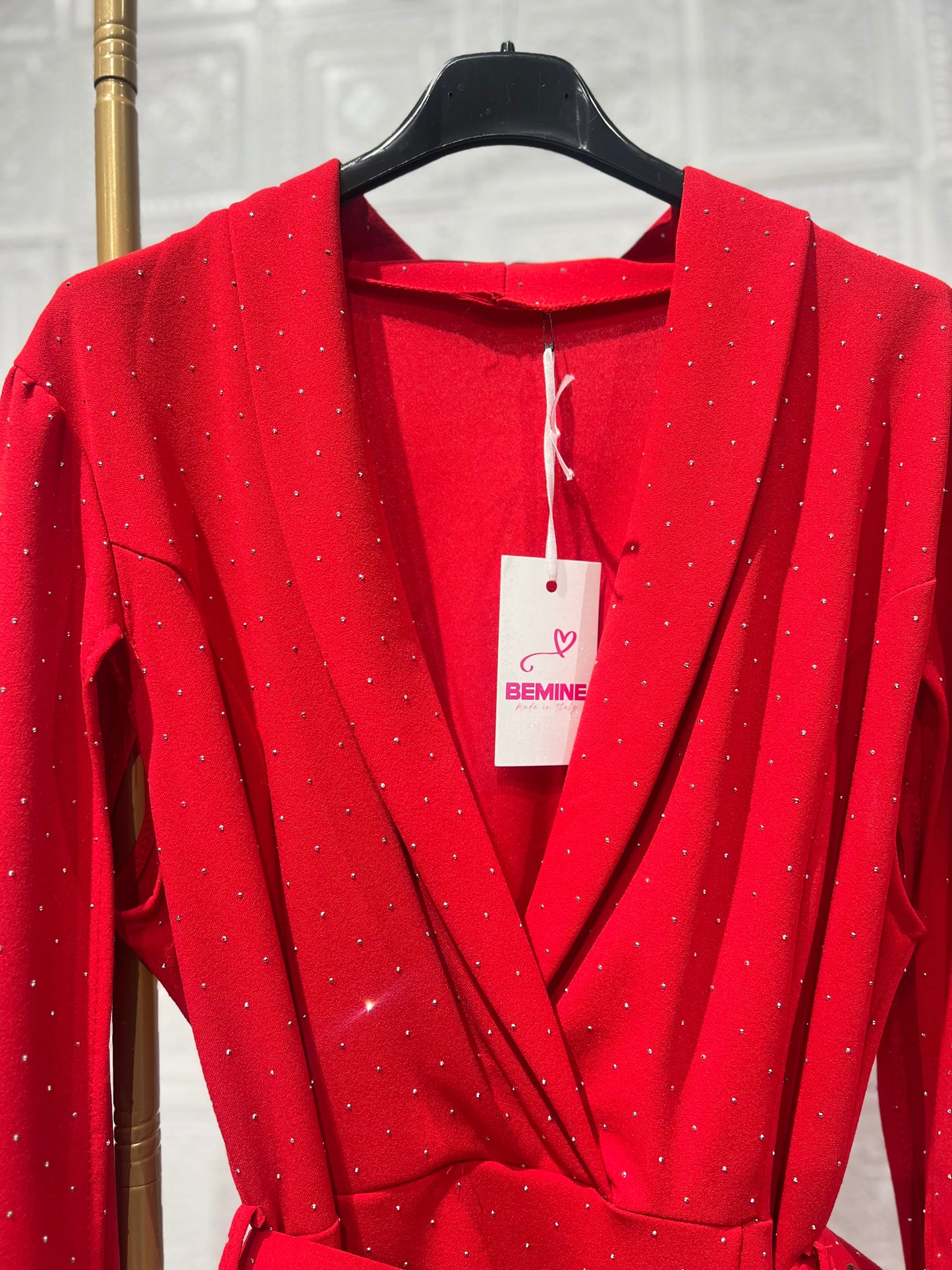 Abito pantalone Rosso