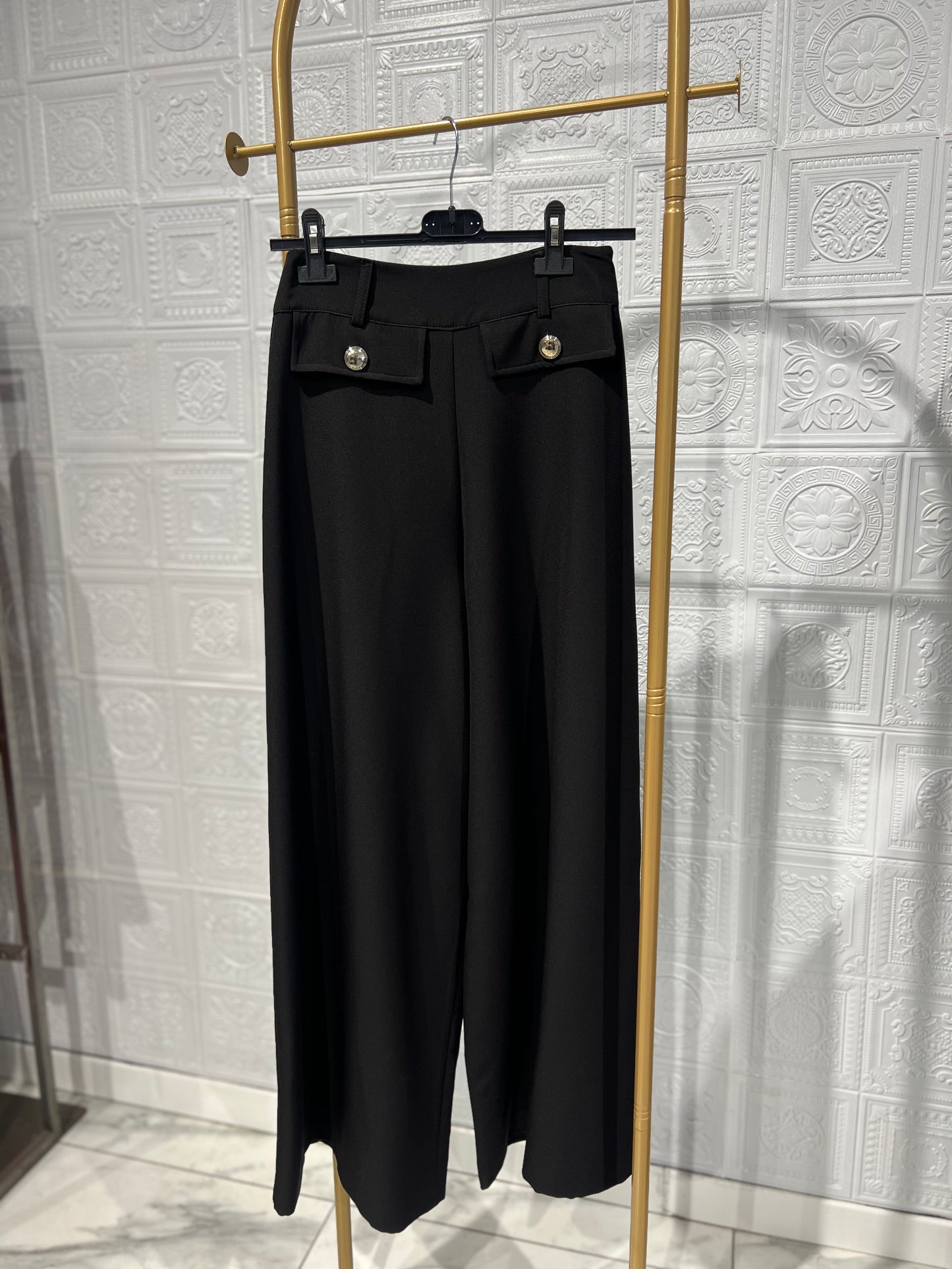 Panta Palazzo Mimi Mua Nero