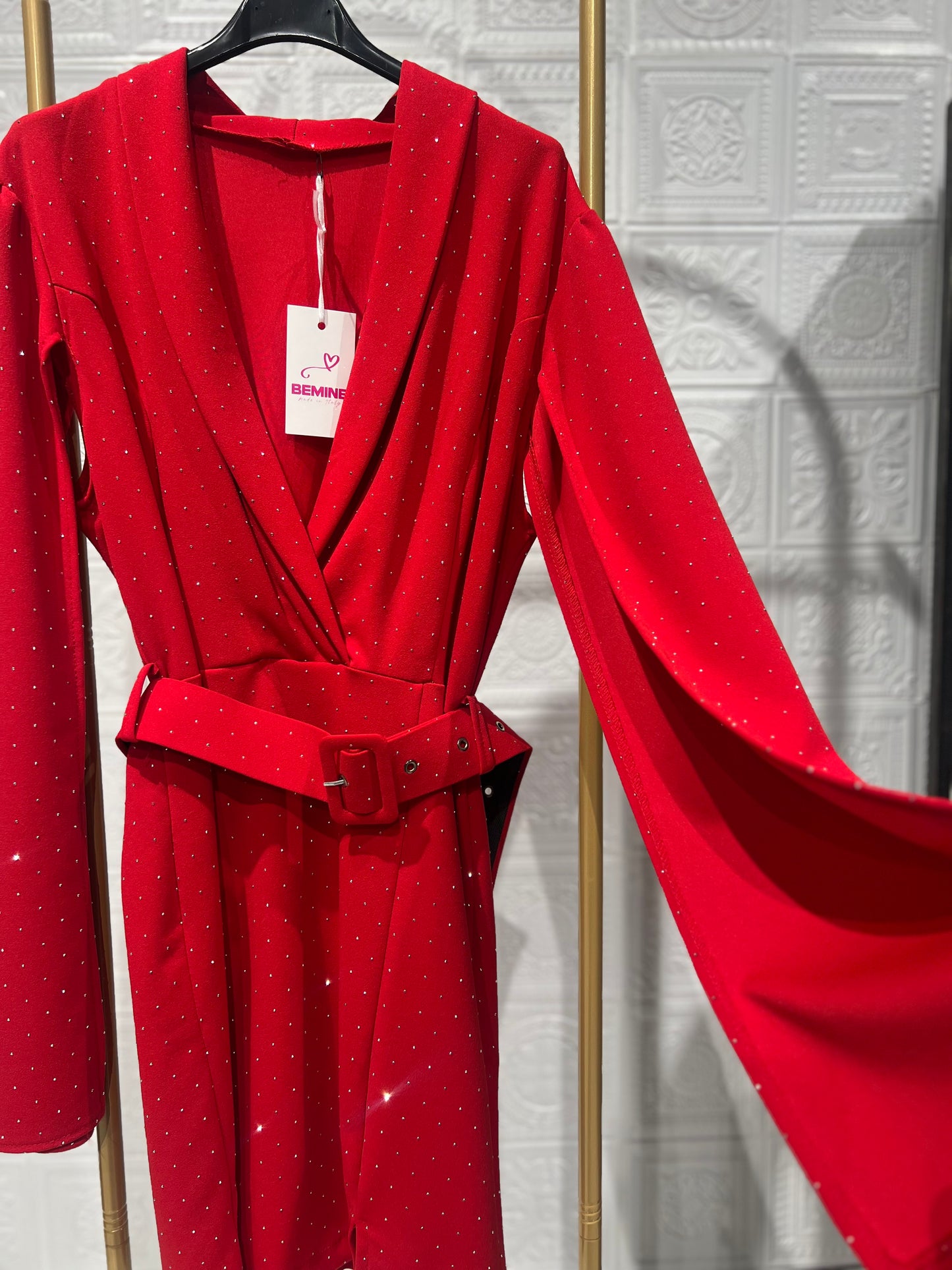 Abito pantalone Rosso