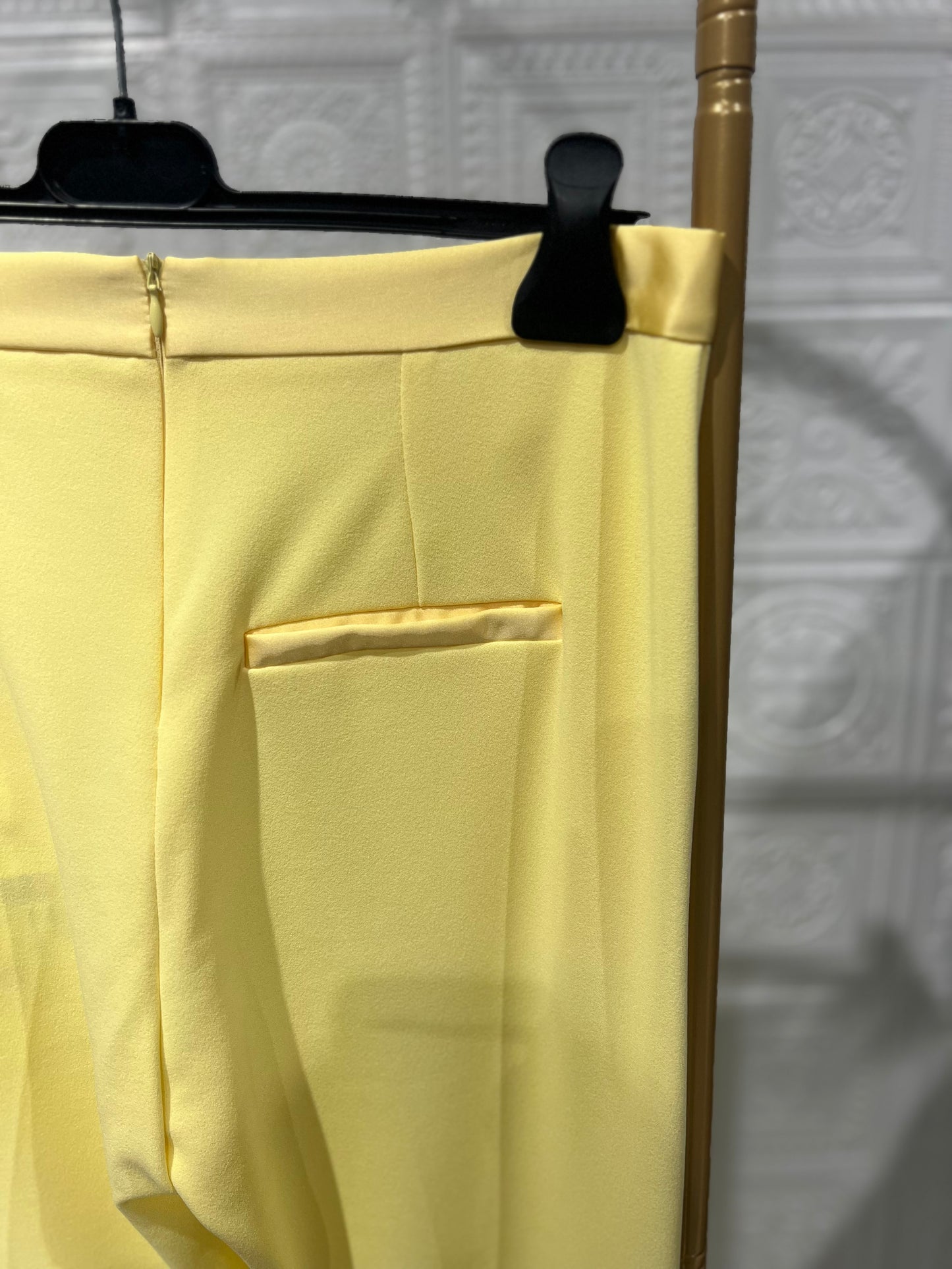 Pantalone Imperial flare Smoking Canarino