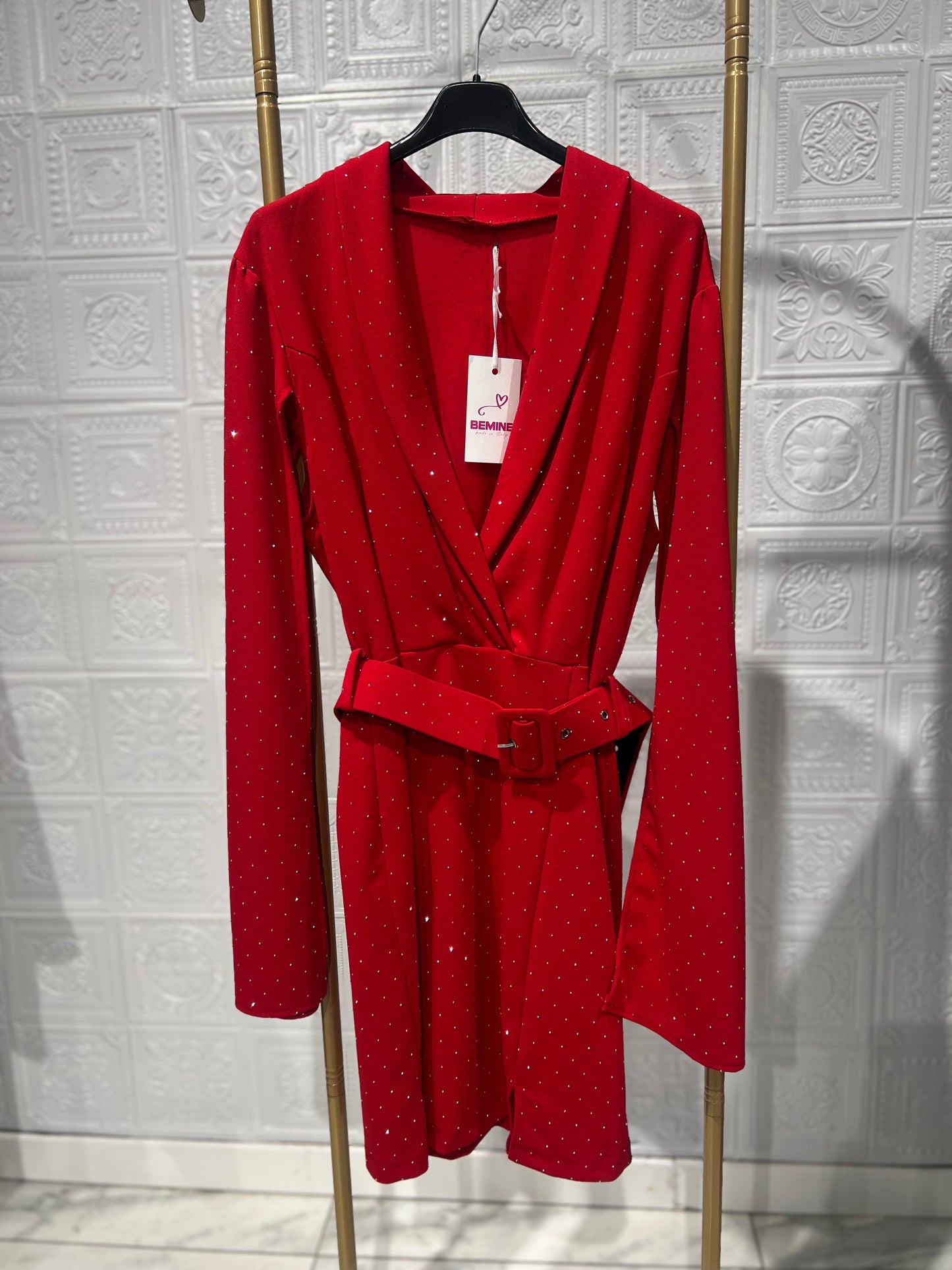 Abito pantalone Rosso