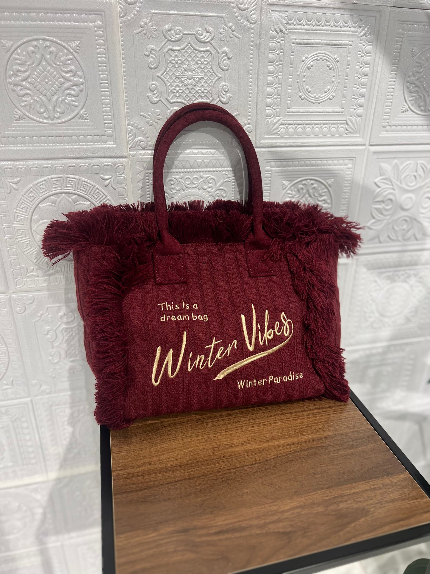 Borsa Winter Bordeaux