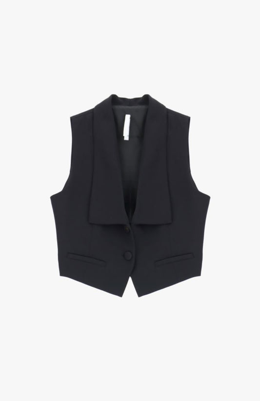 Gilet Imperial con bottoni e tasche Nero