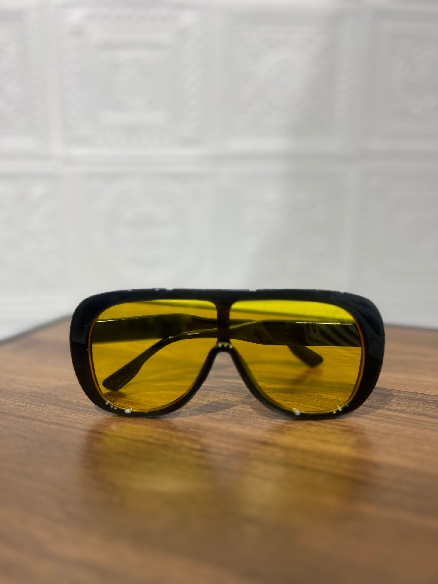 Occhiale Nero Lente Gialla