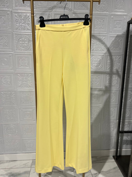 Pantalone Imperial flare Smoking Canarino
