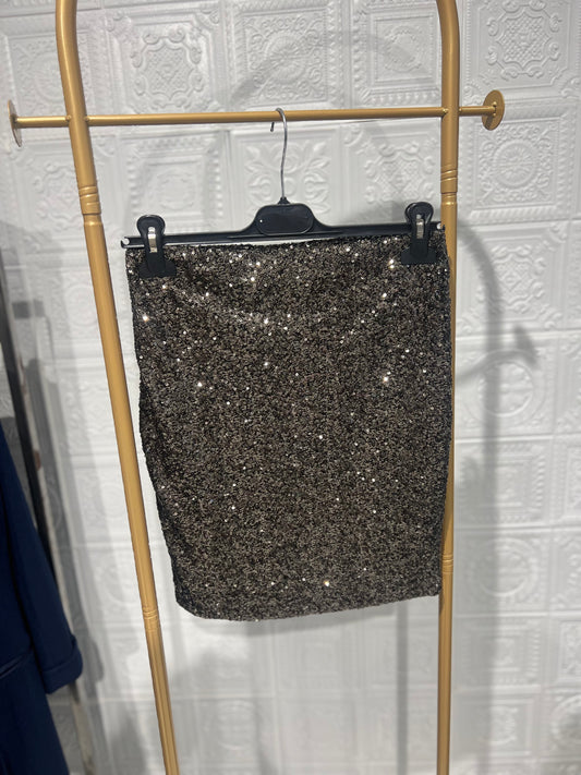 Gonna Paillettes Nera