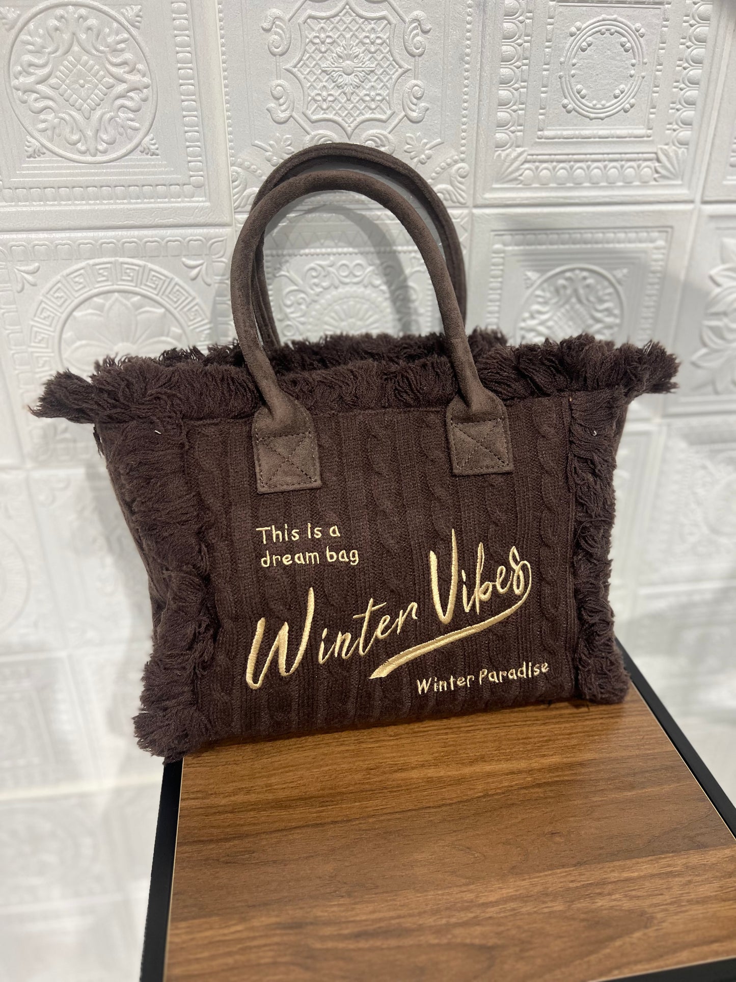 Borsa Winter Cioccolato