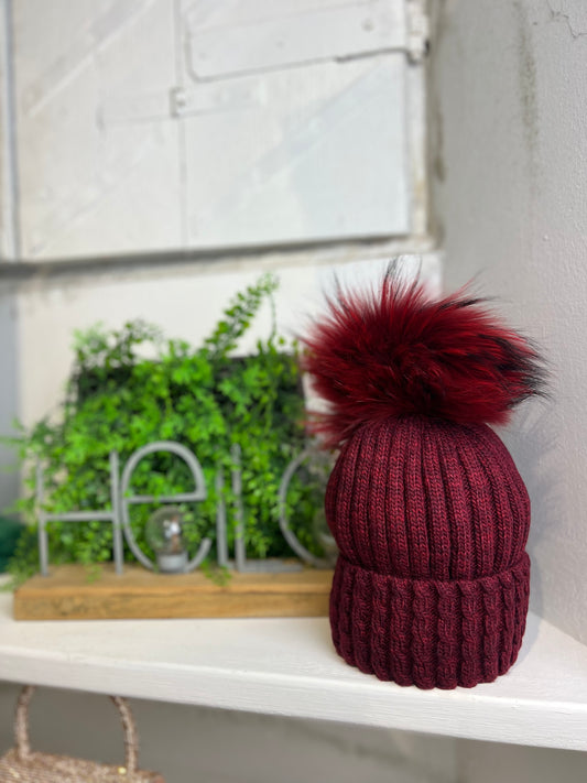 Cappello Fiorenza Bordeaux