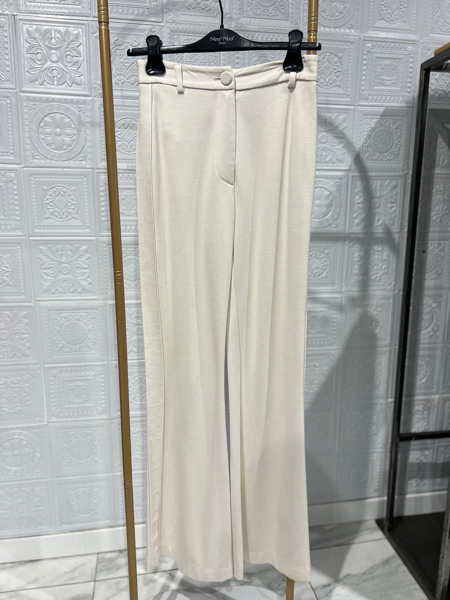 Pantalone Imperial Flare Avorio