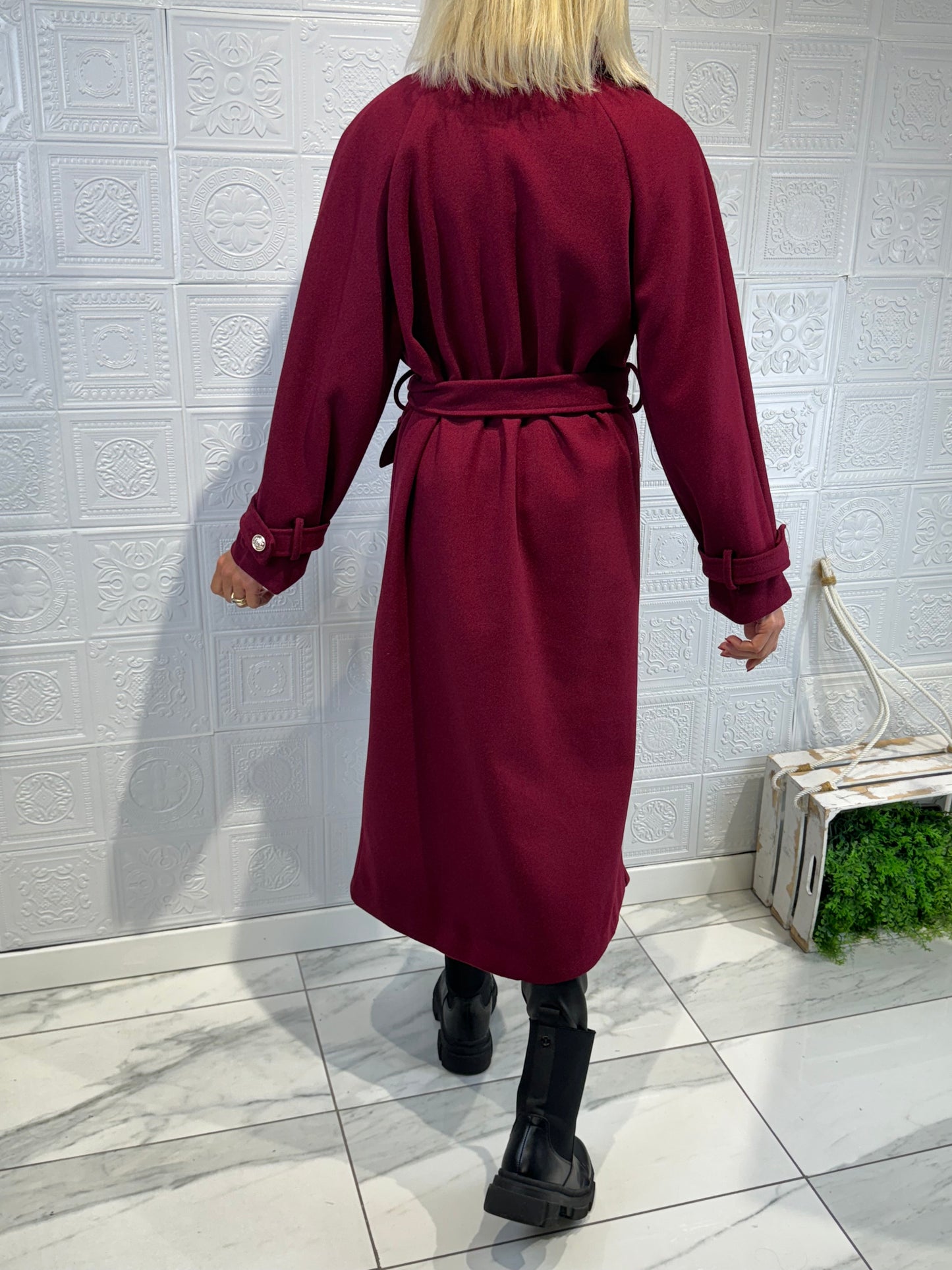 Cappotto Gio Bordeaux