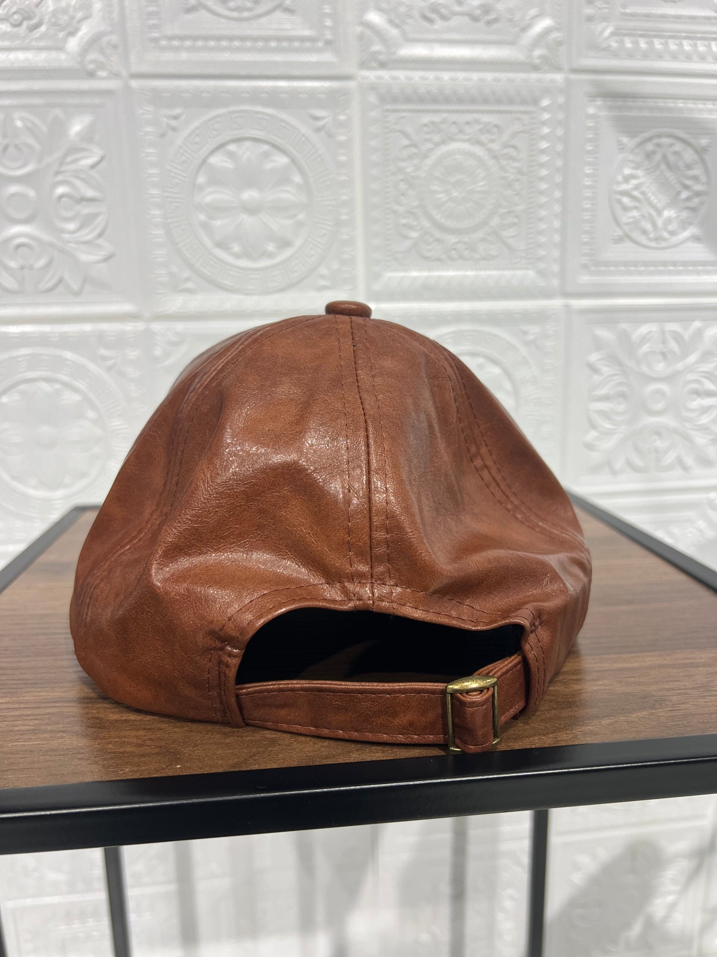 Cappello visiera Cuoio