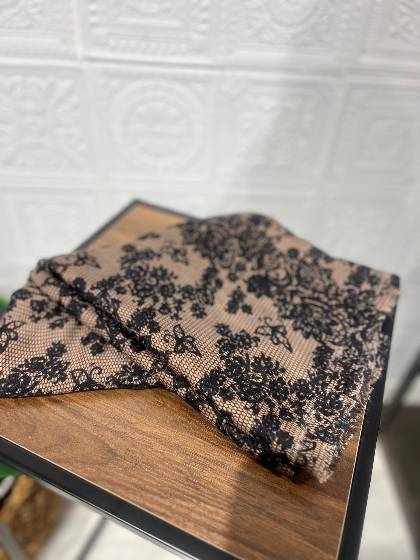 Sciarpa Effetto Pizzo