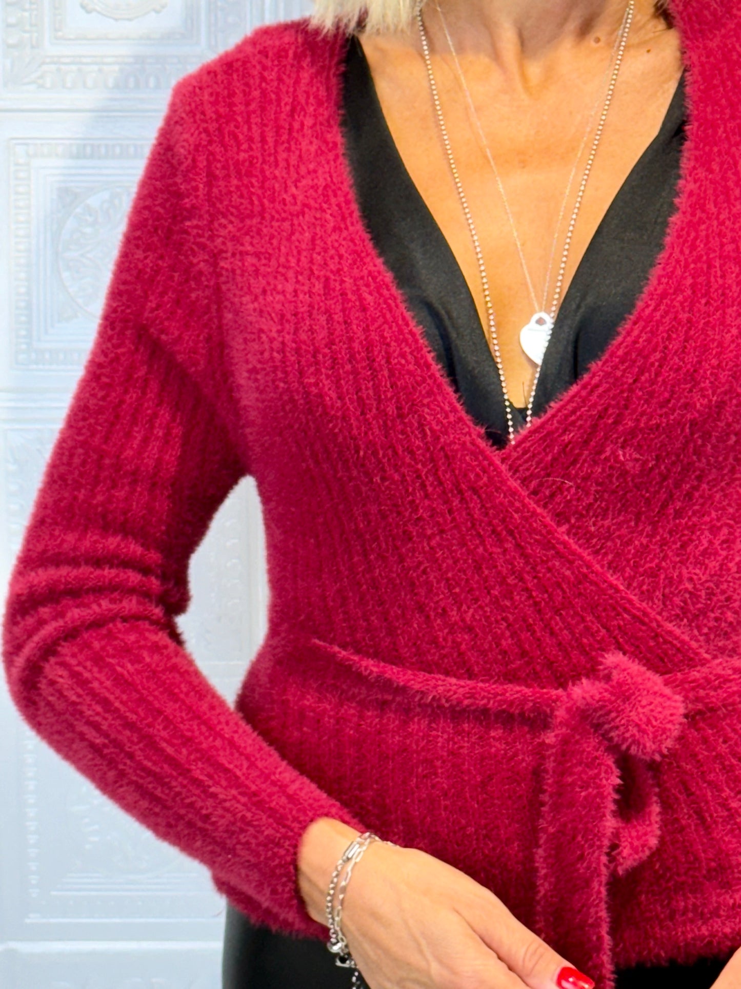 Cardigan Sara Bordeaux