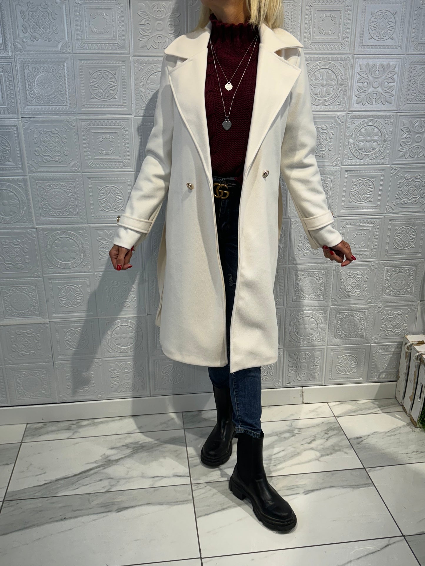 Cappotto Zaira Bianco